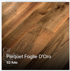 parquet foglie oro